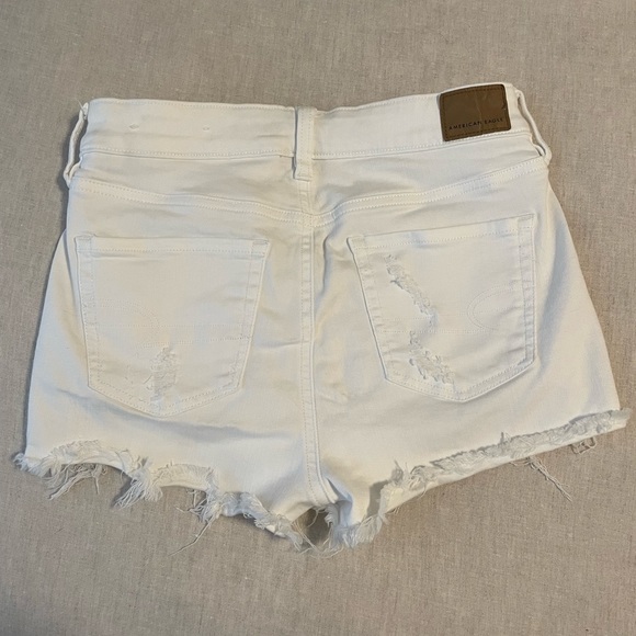 American Eagle White Next Level Stretch shorts - Picture 2 of 3